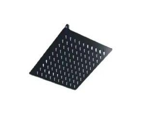 Plato De Ducha Acero Inoxidable Cuadrada 25cm Negro Taumm