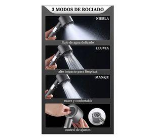 Cabezal De Ducha Turbo Filtro Masajeador Alta Presión