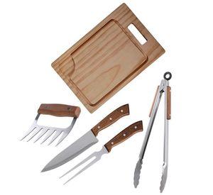 Set Parrilla 5 Piezas Acero Inoxidable Arthome PAR39