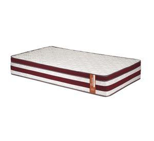 Colchon New Valdivia 1 plazas Burdeo 90x190x28 Cm