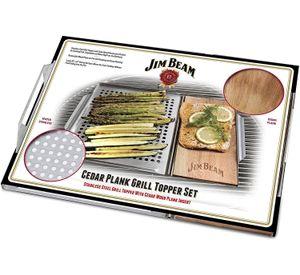 Topper Acero Inoxidable Con Tabla Madera Jim Beam