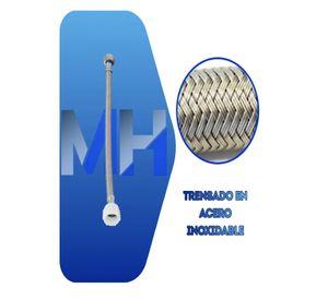 Pack 10 Flexibles Agua Wc 1/2 X 15/16 X 30cm Acero Inox Taumm