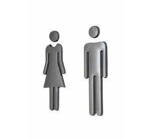 Letrero Baño Hombre/mujer Adhesivo Señalética Baños