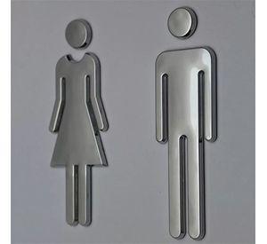 Letrero Baño Hombre/mujer Adhesivo Señalética Baños