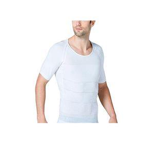 polera moldeadora blanco manga corta L