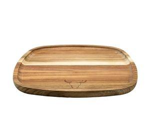 PLATO PARA SERVIR DE MADERA WAYU