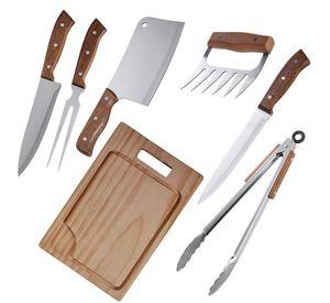 Set Parrilla 7 Piezas Acero Inoxidable Arthome PAR48