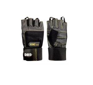 Guantes Gym Cuero Entrenamiento Pesas Fitness Drb King 2.0