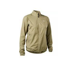 Chaqueta Cortavientos Bicicleta Mujer Ranger Cafe Fox