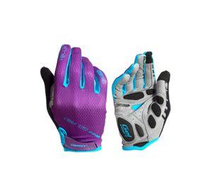 GUANTE LARGO BEST MUJER MORADO/CYAN TALLA M