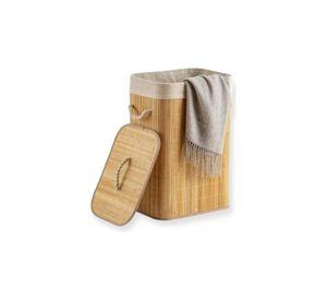 Organizador Canasto Cesto Hogar Pegable 40x30x60 CM Bambú