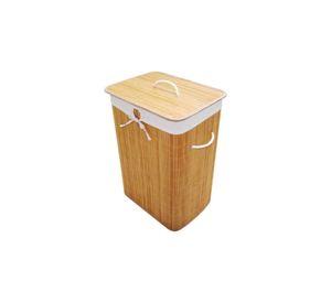 Organizador Canasto Cesto Hogar Pegable 40x30x60 CM Bambú