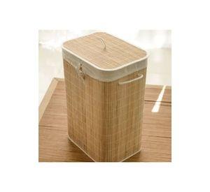 Organizador Canasto Cesto Hogar Pegable 40x30x60 CM Bambú