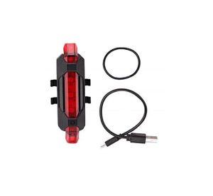 Luz Trasera Recargable Usb 15lm Waterproof Nueva
