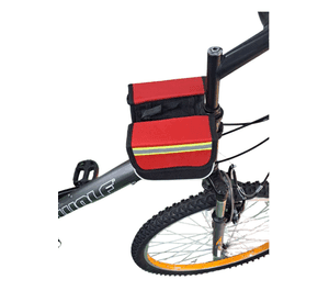 BOLSO DOBLE COMPARTIMIENTO PARA CUADRO DE BICICLETA