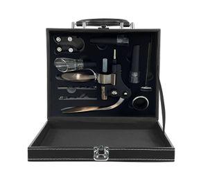 Maletin Set Descorchador Vino Ecocuero Elegante