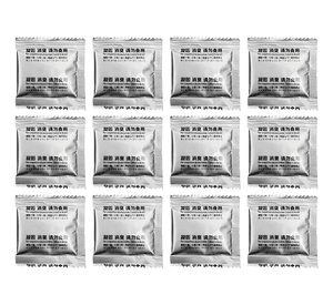 12 Sobres Gel Solidificante Absorbente Baño Inodoro Portátil Plateado