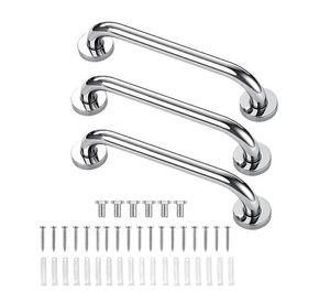 Pack X3 Manillas Agarraderas Barra Seguridad Baño Ducha