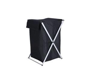 Canasto Cesta Organizador Ropa Plegable XL Negro