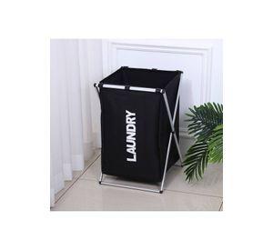 Canasto Cesta Organizador Ropa Plegable XL Negro