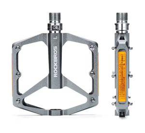 Pedales de bicicleta aluminio rockbros K371 - gris
