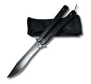 Navaja Mariposa Black ChAin Con Funda AL59