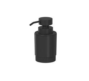 Jabonera Con Dosificador Dorica Negro C/ Negro 300 Ml