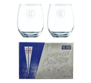 SET 2 VASOS UNIVERSIDAD CATOLICA