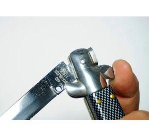 Navaja Estileto Automatico Black Lucky Luciano Ai35