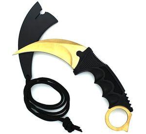 Karambit Only Gold Con Funda Am13