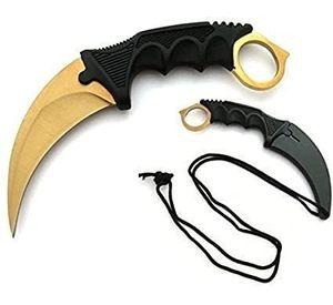 Karambit Only Gold Con Funda Am13