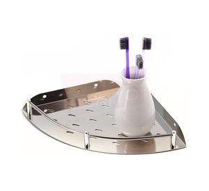 Set 4 Organizador Esquinero Ducha Acero Inoxidable Repisa