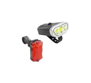 Kit Luces LED Delantera Trasera Bicicleta DLX