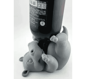 Porta vino - Estilo Hipopótamo
