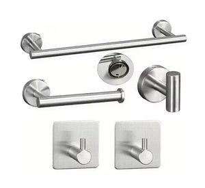 Set De 5 Accesorios De Baño Acero Inoxidable