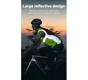 Tricota Rockbros Seguridad Reflectante Ciclismo Sin Mangas