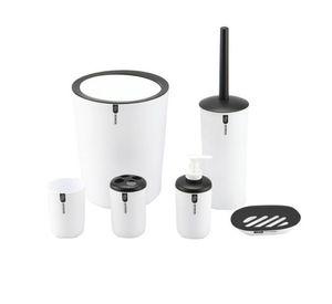 Juego De Baño De 6 Piezas Accesorios Blanco