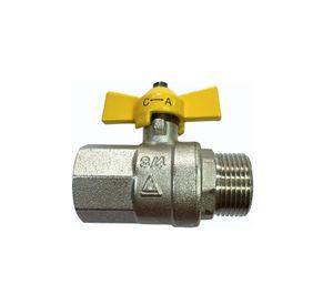 Llave Paso Bola Gas 3/4 Hi-he Taumm Mariposa Certificada Sec