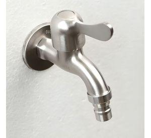 Grifo De Acero Inoxidable, Llave De Paso 1/2