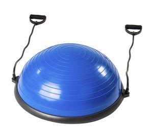 BOSU 60 CM + 2 TUBOS ELÁSTICOS MEDIO BALÓN PILATES ORCUS