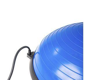 BOSU 60 CM + 2 TUBOS ELÁSTICOS MEDIO BALÓN PILATES ORCUS