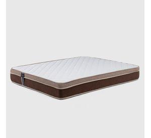 Colchón Canaima 2 Plazas Chocolate 150x190x26 Cm Resorte Bonell Dual Side