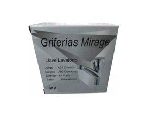 Llave Lavatorio Plástica Abs Cromado Mirage Taumm