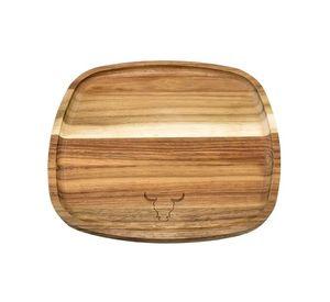 PLATO PARA SERVIR DE MADERA WAYU