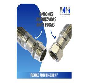 Pack 10 Flexible Agua Fria Y Caliente 1/2 Hi-he 25 Cm Taumm