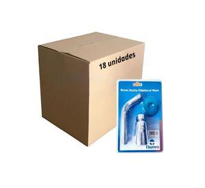 Brazos Ducha Plastico Cromada Al Muro Con Difusor Taumm X18