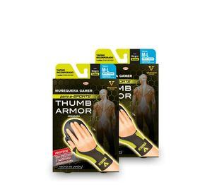 Pack Doble Thumb Armor Muñequera Para Gamers