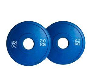 Discos Olimpicos 2.0 Kg Par Fraccionados
