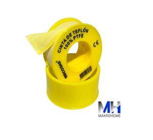Teflon X10 Profesional 1/2 Gas Sercogas 10mt Cinta Selladora