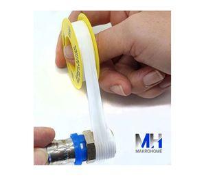 Teflon X10 Profesional 1/2 Gas Sercogas 10mt Cinta Selladora